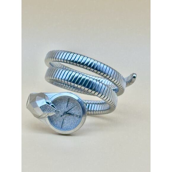 Just Cavalli Accessories - Just Cavalli Women’s JC1L114M0015 Glam Snake Stainless Steel Watch Signed